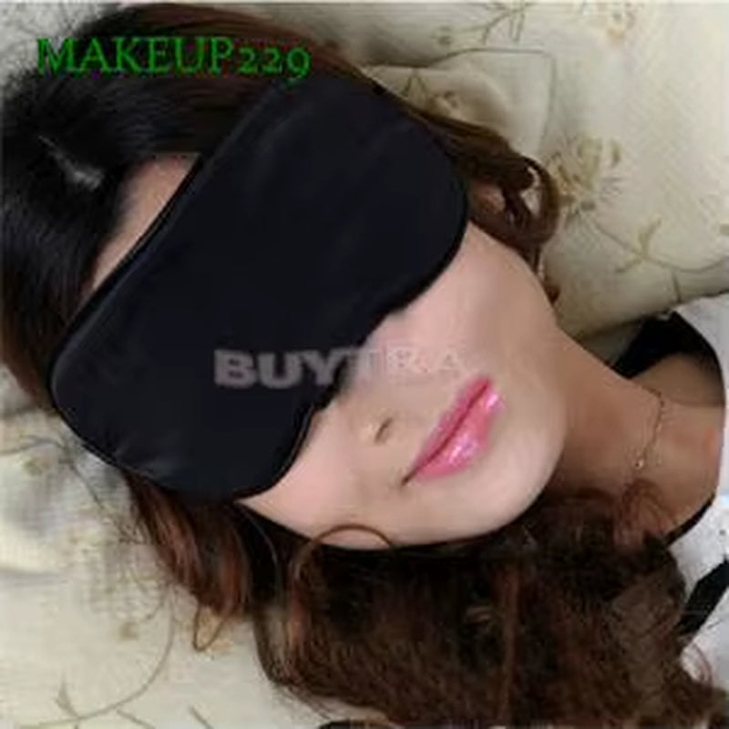 1Pc Sleeping Eye Mask Black Eye Shade Sleep Mask Black Mask Bandage on Eyes for Sleeping Emotion Sleep Mask