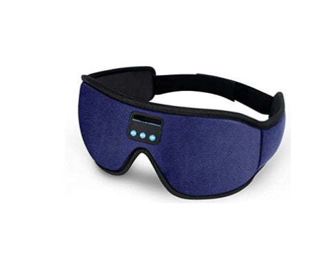 Wireless Music Sleep Eye Mask with Built-In Headphones