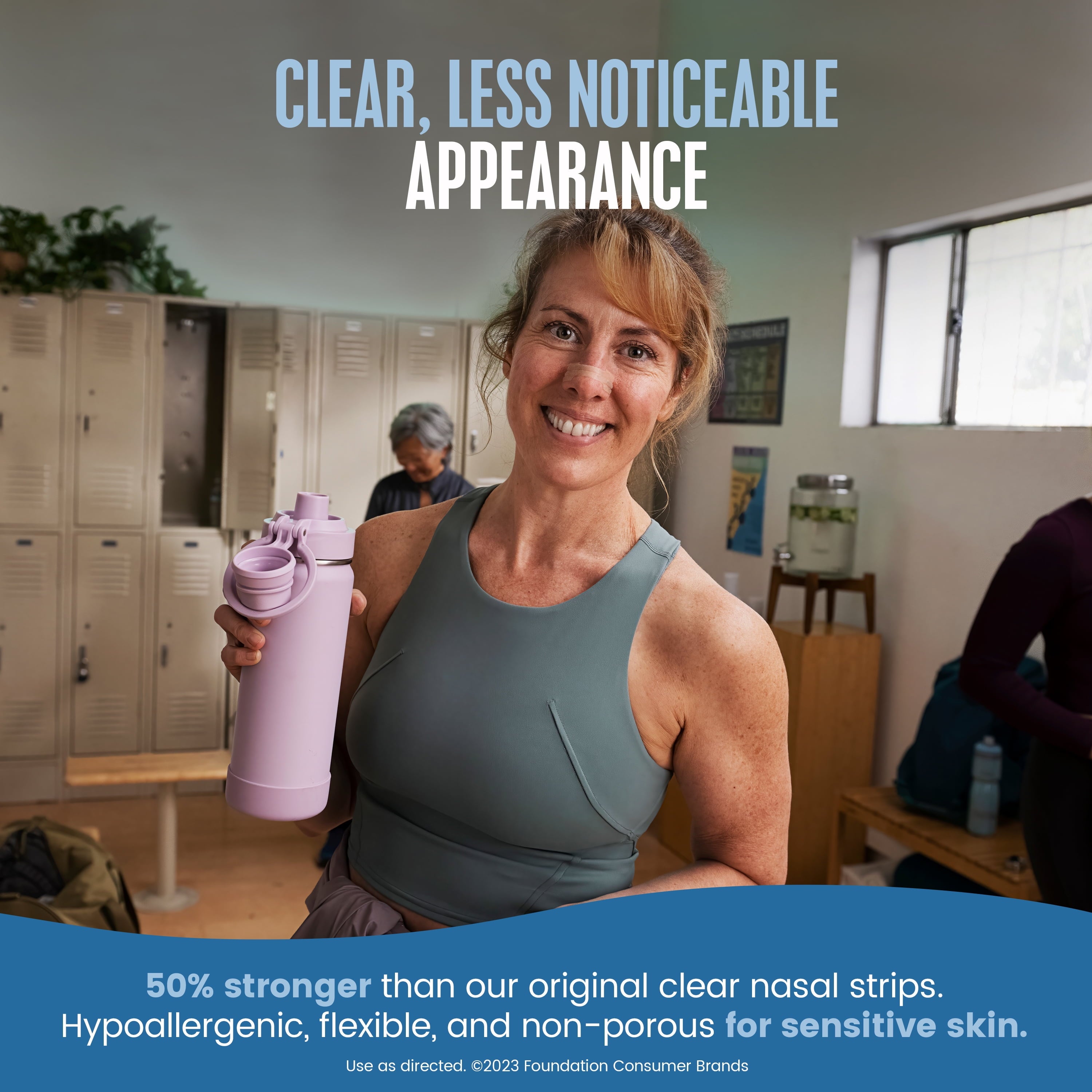 Extra Strength Nasal Strips, Clear, Sensitive Skin, 26 Count