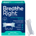 Extra Strength Nasal Strips, Clear, Sensitive Skin, 26 Count