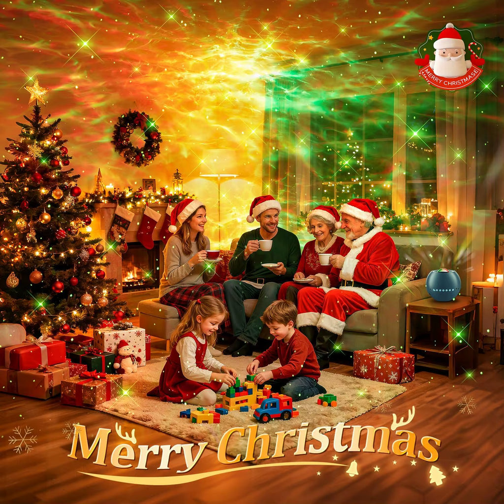 Galaxy Night Light Projector with Bluetooth Speaker, White Noise Machine for Kids Bedroom Decor