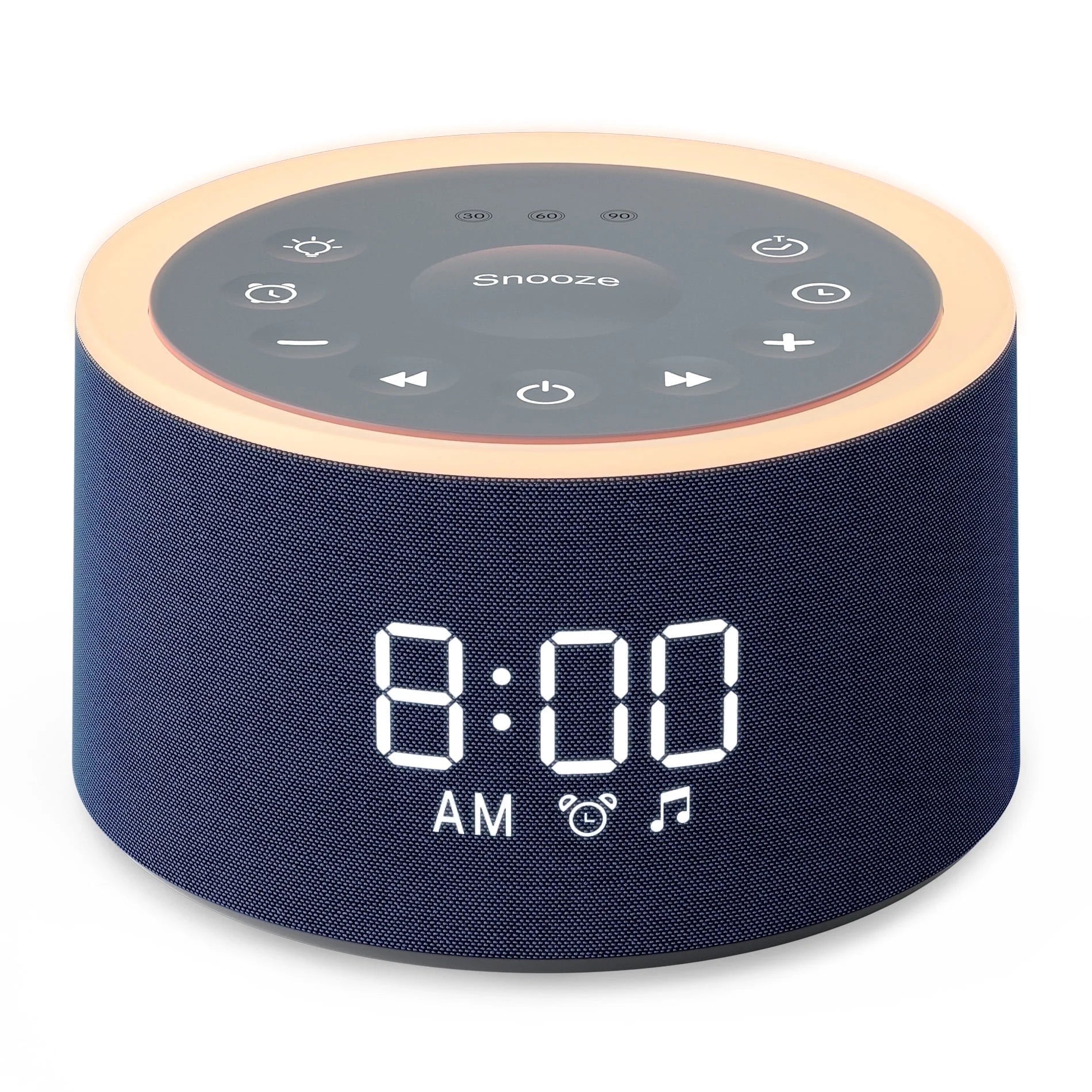 Sound Machine for Adults Sleep, White Noise Sound Machine with 29 Soothing Sounds, Night Light,Blue