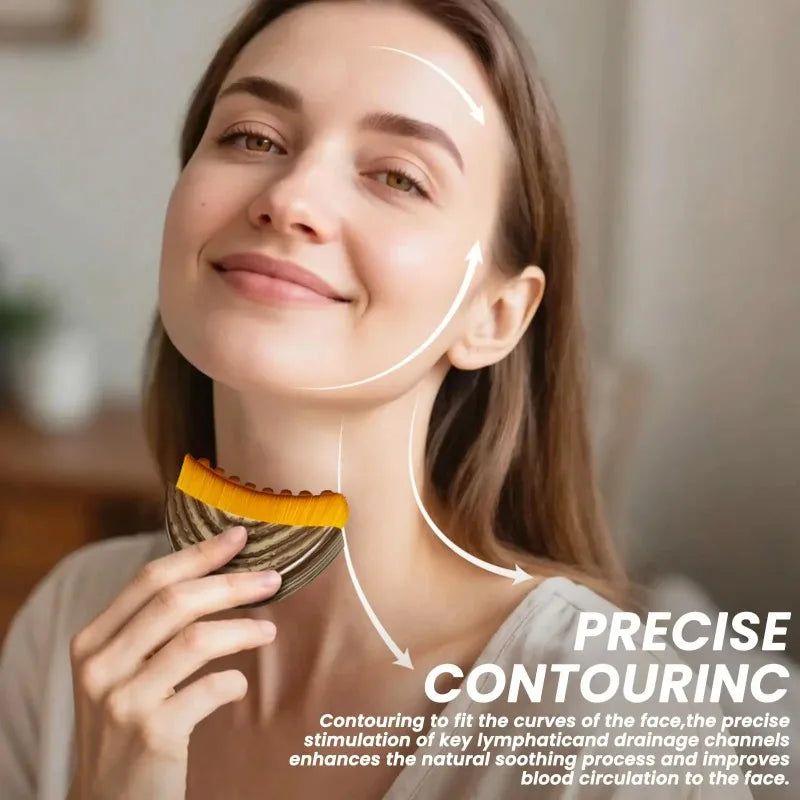 Travel-Friendly Lymphatic Face Brush Set for Women