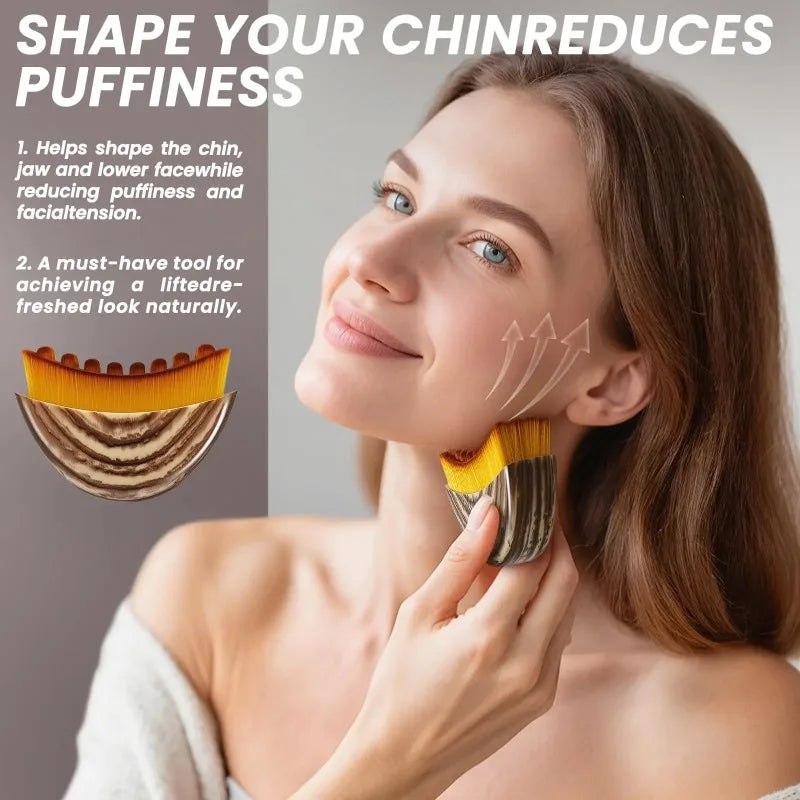 Travel-Friendly Lymphatic Face Brush Set for Women